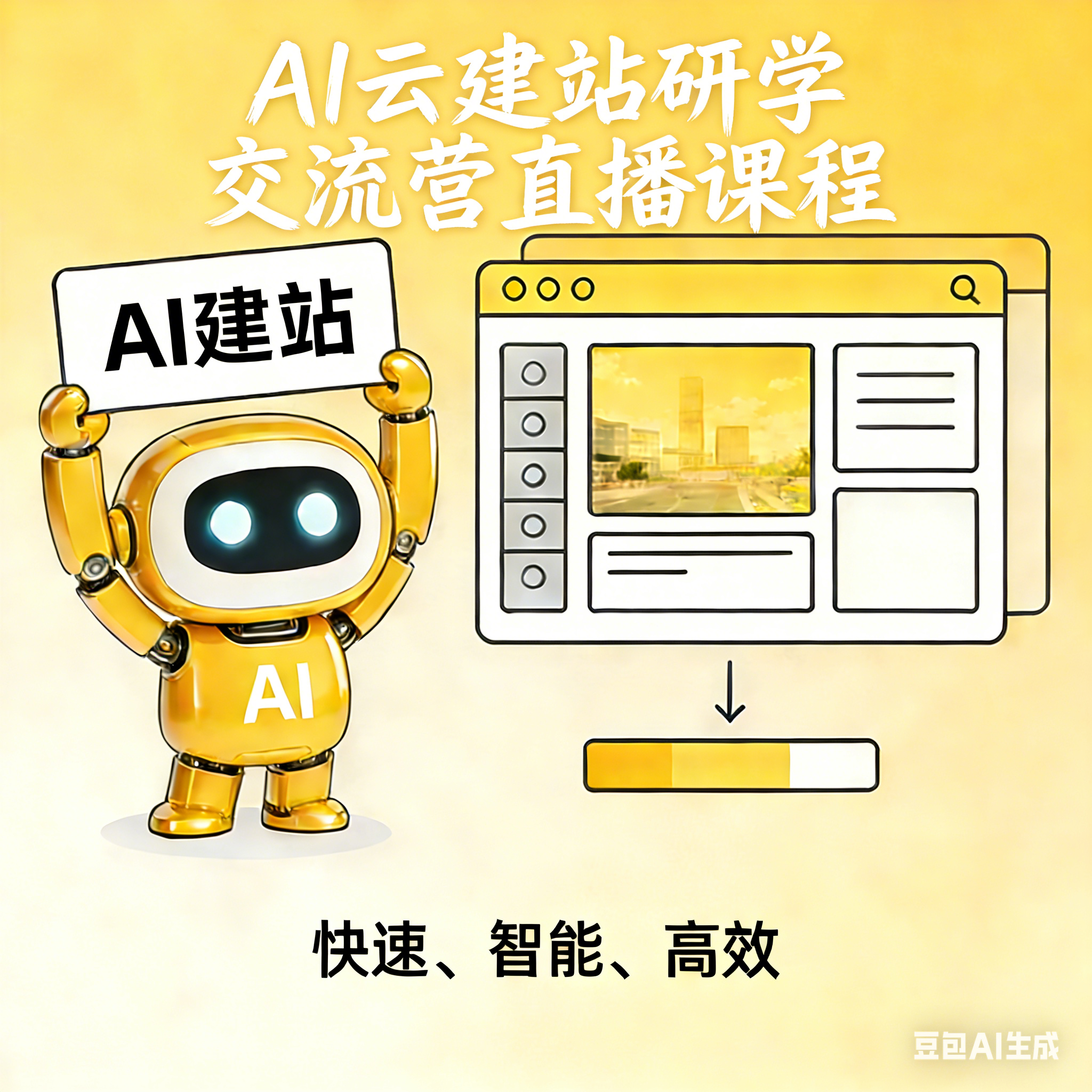 AI云进展研学交流营直播课程（2026年9月班）